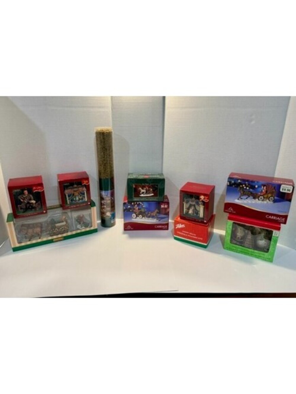 Vintage Christmas Carlton Cards Musical Ornaments Elvis Phantom Lemax Village